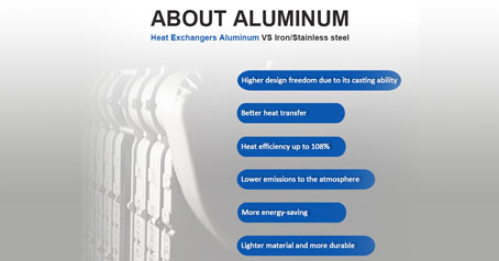 Scambiatori di calore Alluminio VS Ferro/Acciaio inox